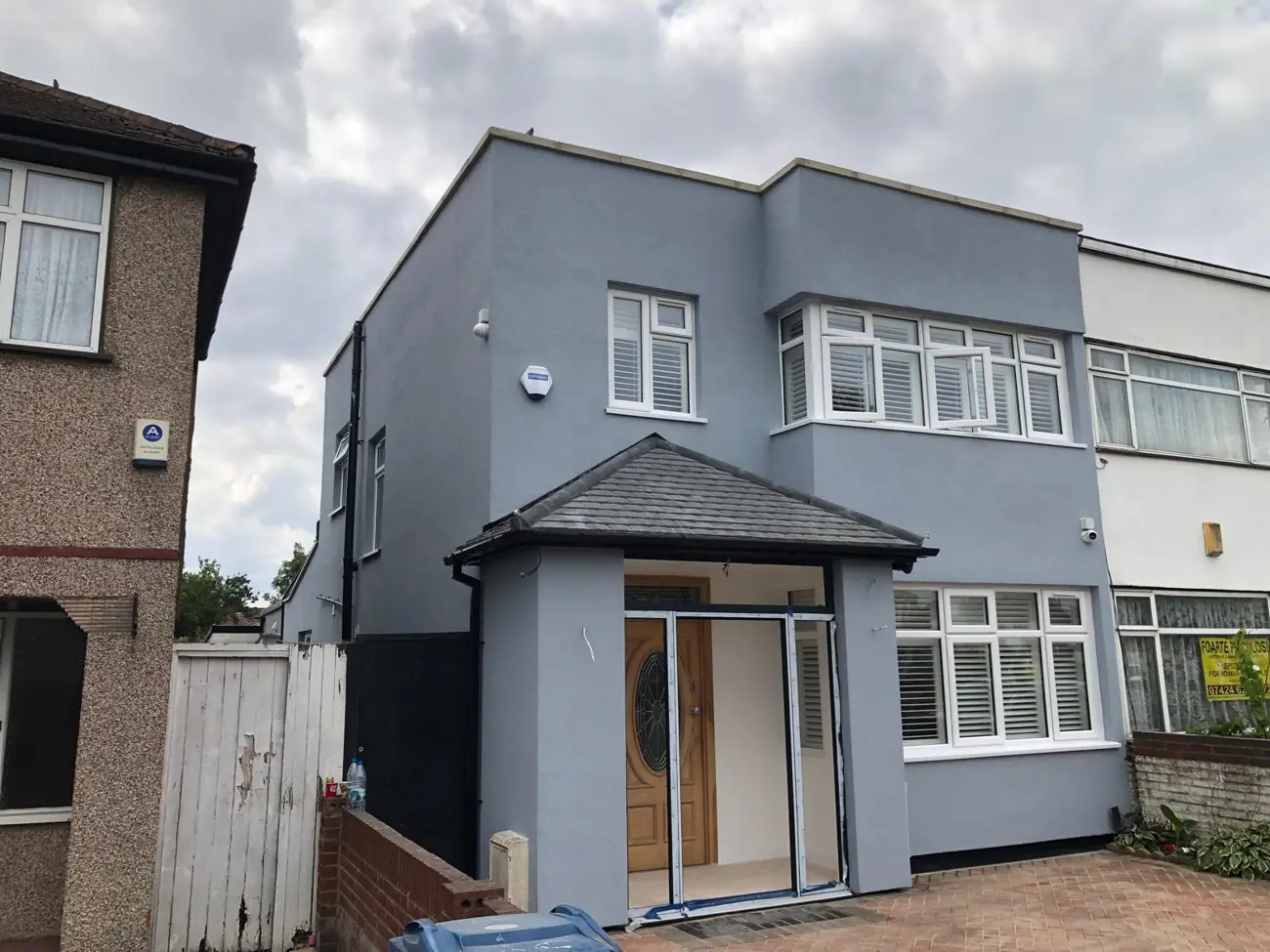 Grey render finish - Kev Construct, North London